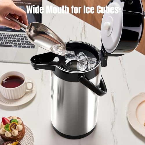 Coffee Carafe with Pump (Stainless Steel)
