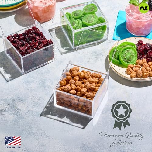 Dried Fruits & Mixed Nuts Acrylic Tower (Lucite Fruit & Nut Assortment)