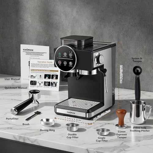 Espresso Machine with Grinder (Dark-Pro)