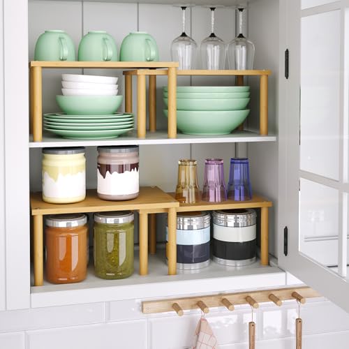2 Pack Cabinet Organizer Shelf