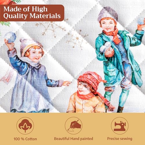 Pot Holders 100% Cotton Potholders (101 - Chromo / 8" x 8" (Pot Holder Pack of 1))