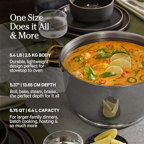 Titanium Perfect Pot Pro (6.75 Quarts / Gold)