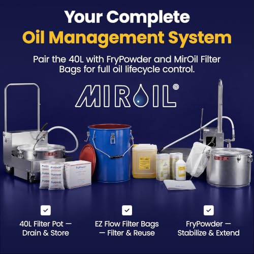 5 Gallon Oil Grease Bucket & Filter Pot (#40L-5 Gallon)