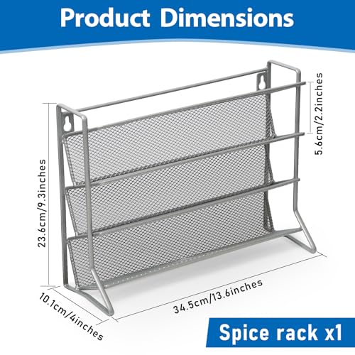 1PCS 4Tier Spice Rack for Counter Free Standing