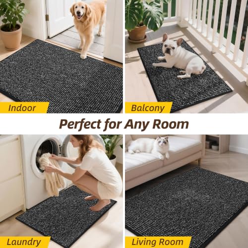 Dirt Trapper Door Mat 24" x 36" (Black / 24'' X 36'')