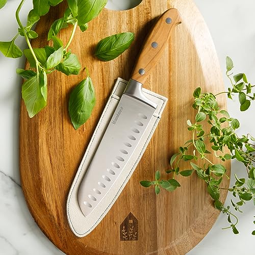 Santoku Knife (Italian Olive Wood)