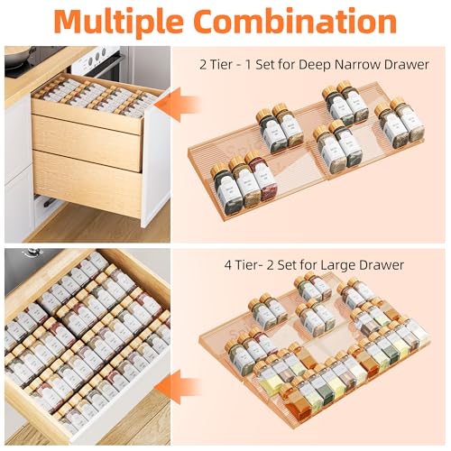 Spice Drawer Organizer (2 Count)