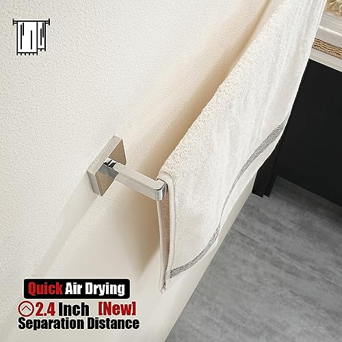 Polished Towel Bar (16.41 Inch / Polished Steel)