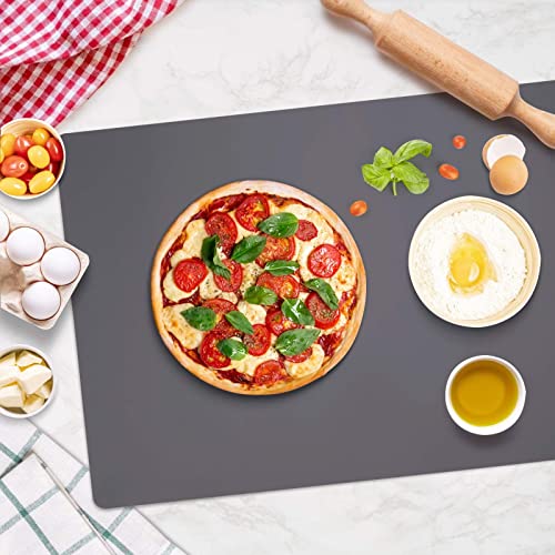 Gray Silicone Mats for Kitchen Counter (2 Count)