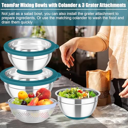 Mixing Bowls with Colander (4 Count)