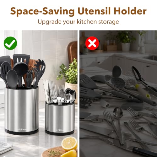 Kitchen Utensil Holder for Countertop (Large & Small)