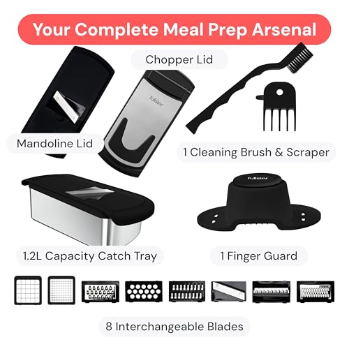 Pro Original Vegetable Chopper & Mandoline Slicer Kitchen Gadget (Stainless Steel / 14 in 1)