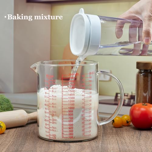 Glass Measuring Cup (2000ml/64OZ)