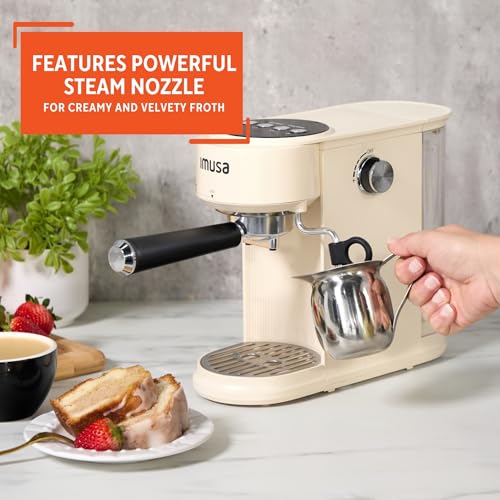 1 or 2 Cup Electric Slimbrew Espresso Cappuccino Coffee Maker (2 Cup / Almond)