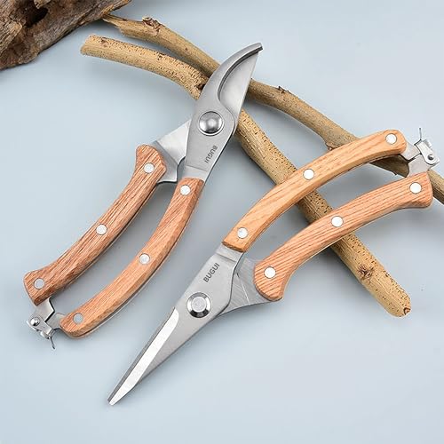 Wood Handle Garden Shears (8"WoodHandleShears(E011))