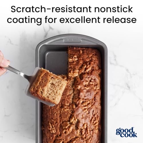 Set of 2 Extra Large 13" x 5" Nonstick Steel Bread Loaf Pans (2 Count)