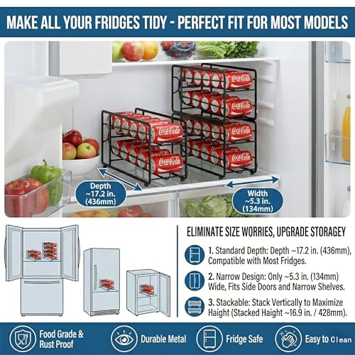 Soda Can Organizer Storage Rack