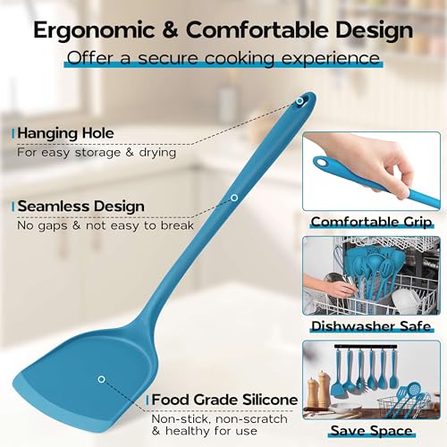 Navy Blue Kitchen Utensils Set (Navy Blue)