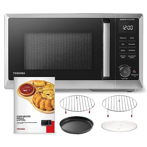 6-in-1 Inverter Countertop Microwave Oven Healthy Air Fryer Combo, MASTER Series, Air Fryer, Broil, Convection, Speedy Combi, Even Defrost, Sound On/Off 27 Auto Menu Stainless Steel
