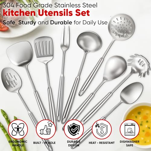 Newness 9 Pcs Cooking Utensils Set