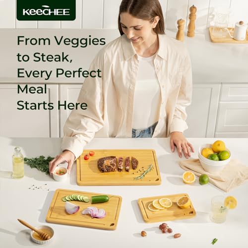 Wood Cutting Board (3-Piece / Bamboo)