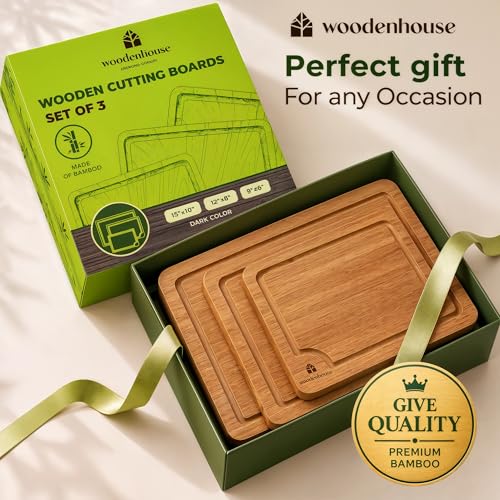 Wooden Cutting Board Set of 3