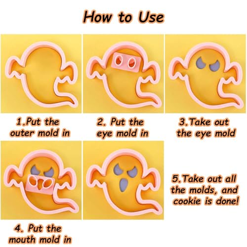 Mini Ghost Cookie Cutters (Ghost)