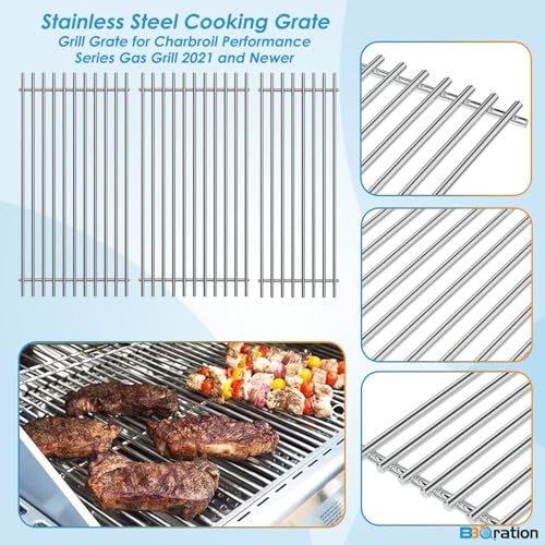 17" Grill Grate for Charbroil Performance 5 Burner 463448021 (17" x 28"(5B/SS))