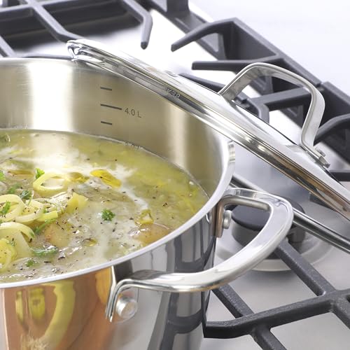 Kitchen Essentials Chef's Deck 3 (Stainless Steel / 5.3-Quart Dutch Oven w/ Steamer Insert)