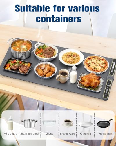 Warming Mat for Food (Gray / 32x15 Inch)
