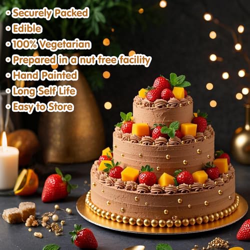 Edible Gold Pearl Sprinkles for Cake Decorating (Gold Pearl)