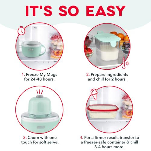 My Mug Ice Cream Maker Bundle (Aqua / 2 Bowls)