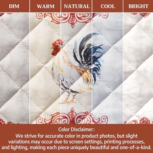 Double Oven Mitts 100% Cotton Double Oven Glove (009 - Campagne / 7" x 35" (Double Oven Mitt))