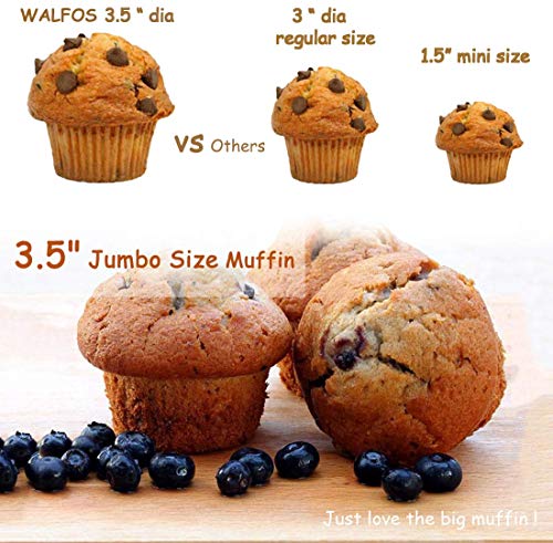 Silicone Texas Muffin Pan Set (2 Pcs: 6 Cups, Jumbo)