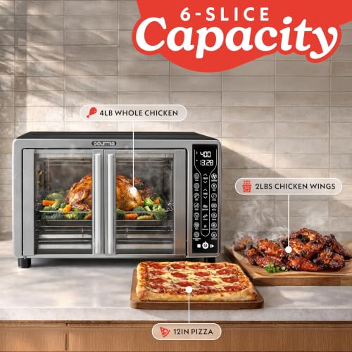 Toaster Oven 6 (Stainless Steel – 17 Presets)
