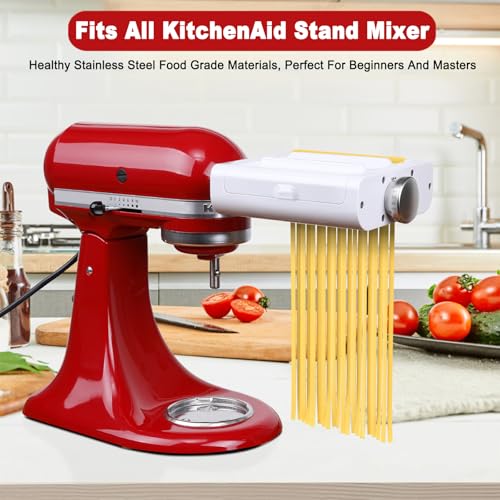 3 in 1 Pasta Maker Attachment for All KitchenAid Mixers