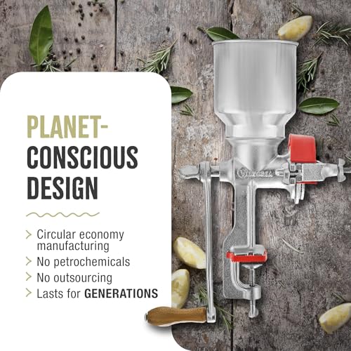 Manual Cast Iron Grain Mill 2400g with High Hopper