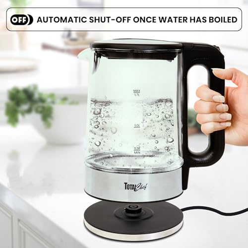 Total Chef Electric Tea Kettle (Grey)