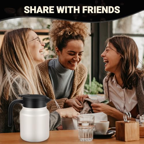 Insulated Coffee Carafe (Cream / 34 Ounces)