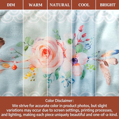 Double Oven Mitts 100% Cotton Double Oven Glove (077 - Ibiza - Blue / 7" x 35" (Double Oven Mitt))