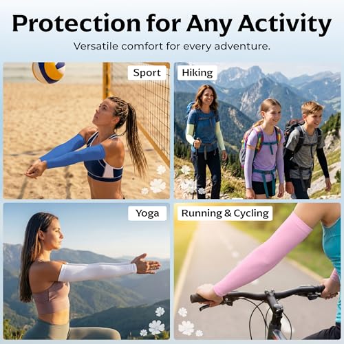 Women’s Cooling Arm Sleeves (1 Pair: Black / One Size)