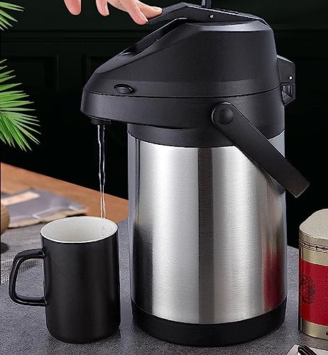 135oz 4L Airpot Coffee Carafe Thermal Dispenser with Pump Keeping Hot (135.3 Ounces)