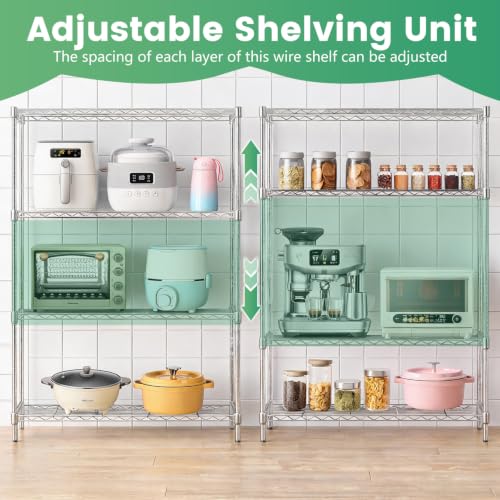 4 Tier Wire Shelf
