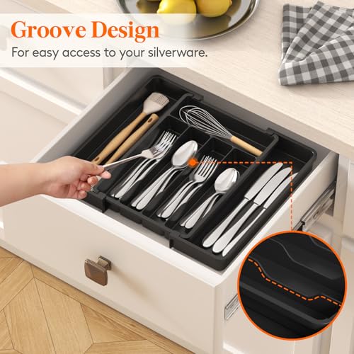 Expandable Silverware Drawer Organizer