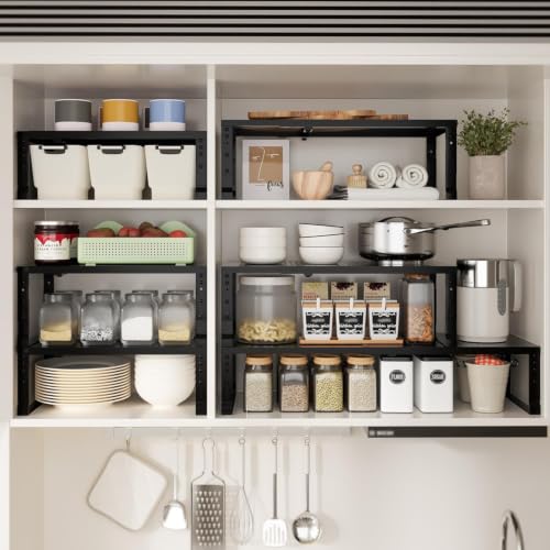 Expandable Spice Rack & Kitchen Cabinet Organizer