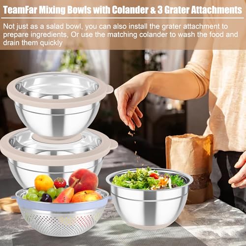 Mixing Bowls with Colander (4 Count)