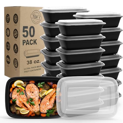 Meal Prep Containers (Containers 38 oz)
