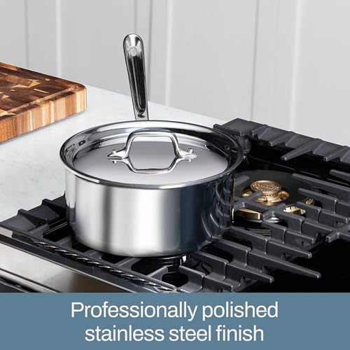 D3 Stainless Steel 3 Quart Sauce Pan With Lid (3 Quarts)
