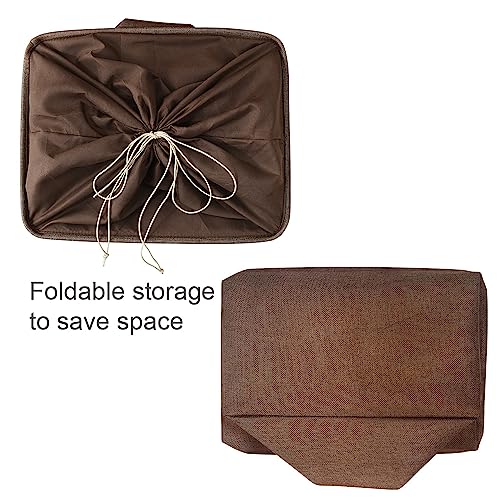Organization and Storage for Organizing (Brown / 3PCS/Extra Jumbo - 20.5Lx15.7Wx13.8H)
