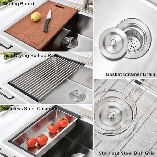26 inch Drop in Kitchen Sink (26"L x 19"W x 10"D / Stainless Steel （26*19 ）)